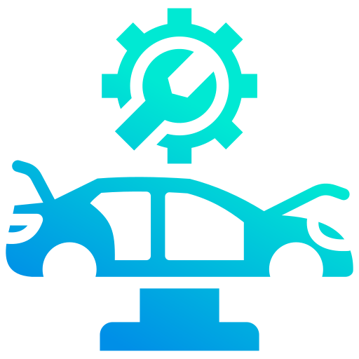 reparación de carrocería icono gratis