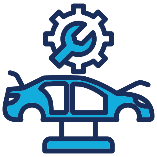 reparación de carrocería icono gratis