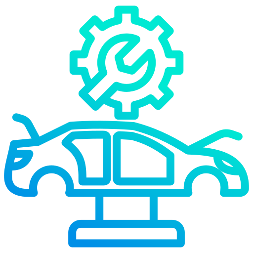 reparación de carrocería icono gratis