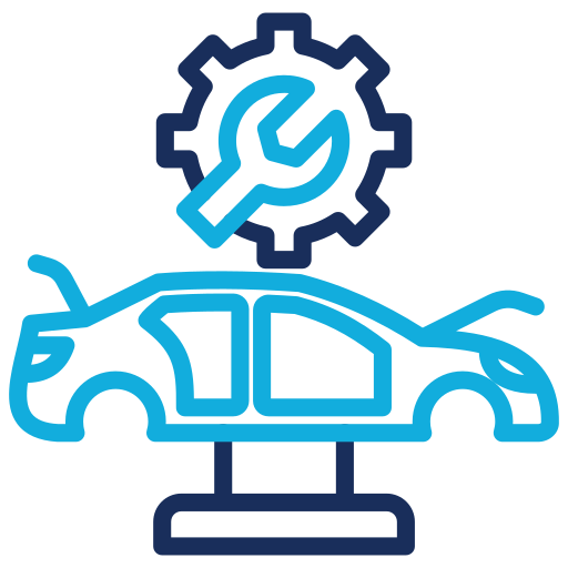 reparación de carrocería icono gratis