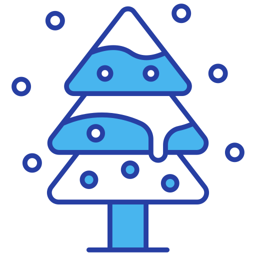 árbol de navidad icono gratis