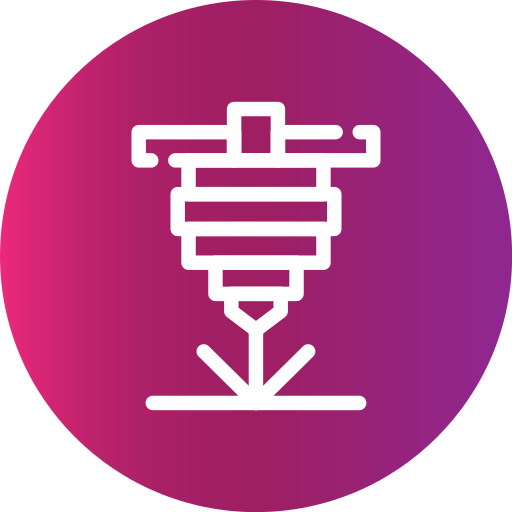 corte por láser icono gratis