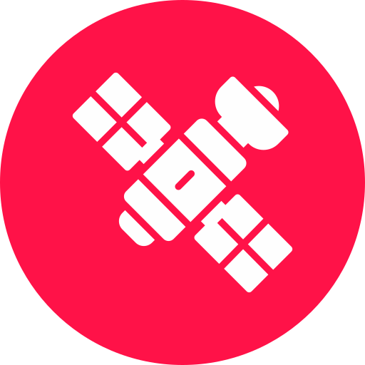 satélite espacial icono gratis