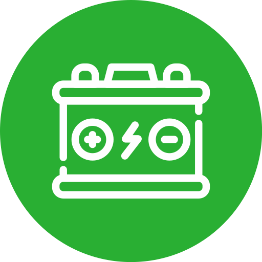 batería de coche icono gratis