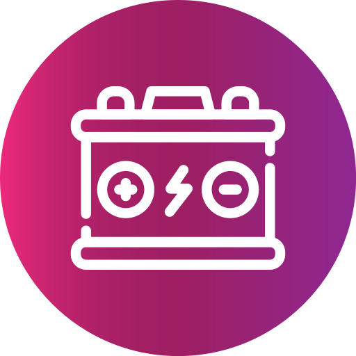 batería de coche icono gratis