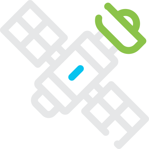 satélite espacial icono gratis