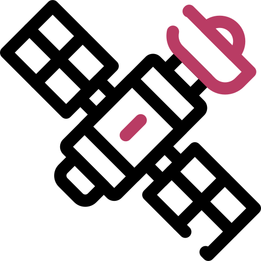 satélite espacial icono gratis