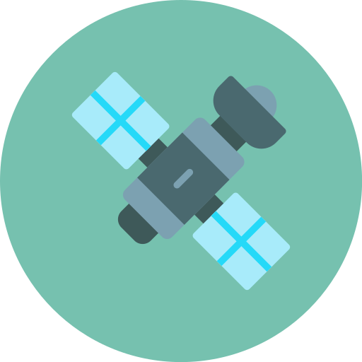 satélite espacial icono gratis