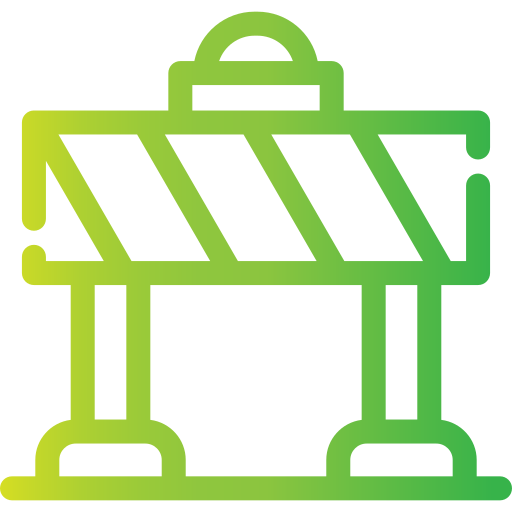 barrera icono gratis