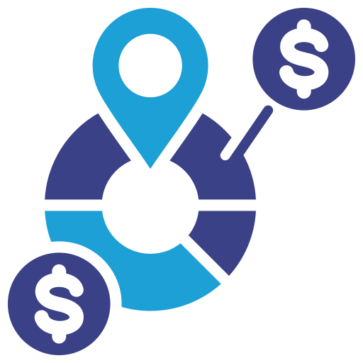 posicionamiento en el mercado icono gratis