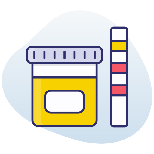 Urine test free icon