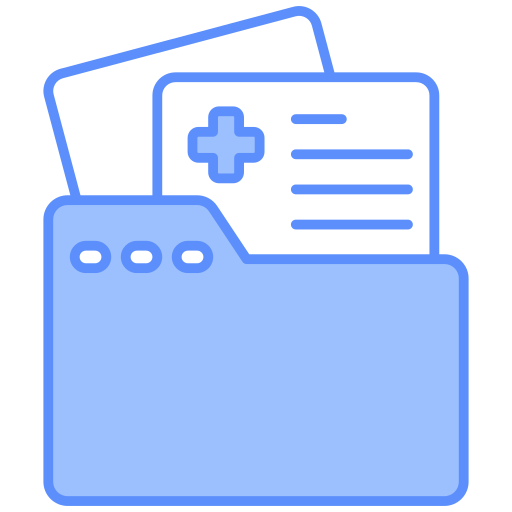 carpeta médica icono gratis