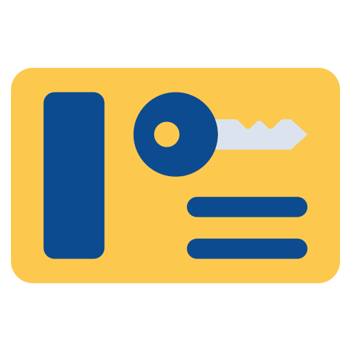 schlüsselkarte kostenlos Icon schlüsselkarte kostenlos Icon