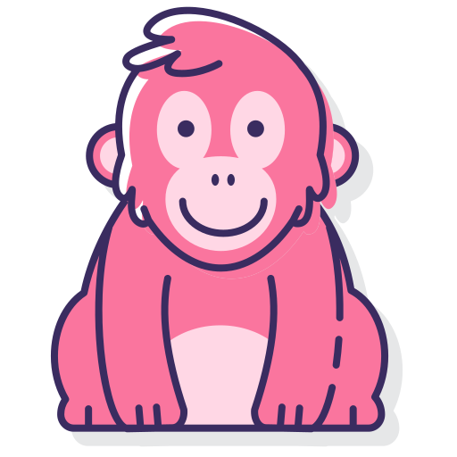 orangután icono gratis