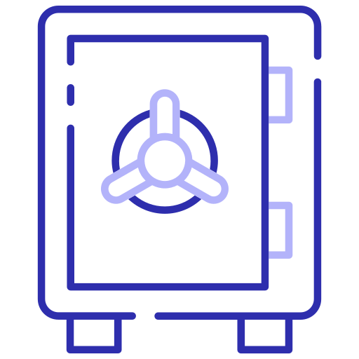 caja de seguridad icono gratis