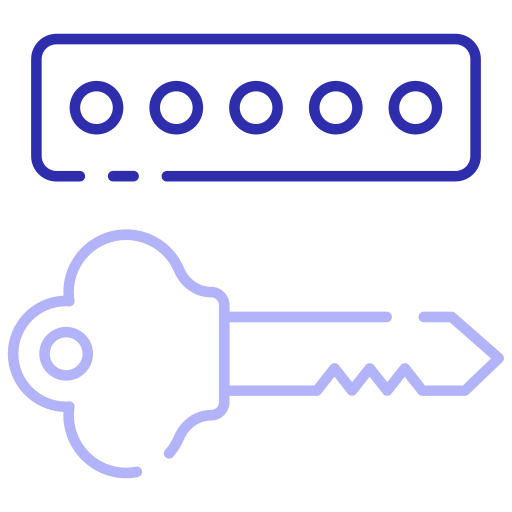 clave de seguridad icono gratis