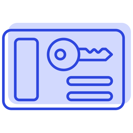 tarjeta llave icono gratis