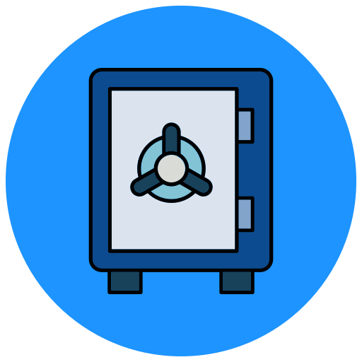 caja de seguridad icono gratis