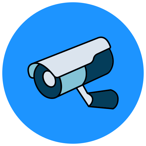 caméra de sécurité Icône gratuit caméra de sécurité Icône gratuit