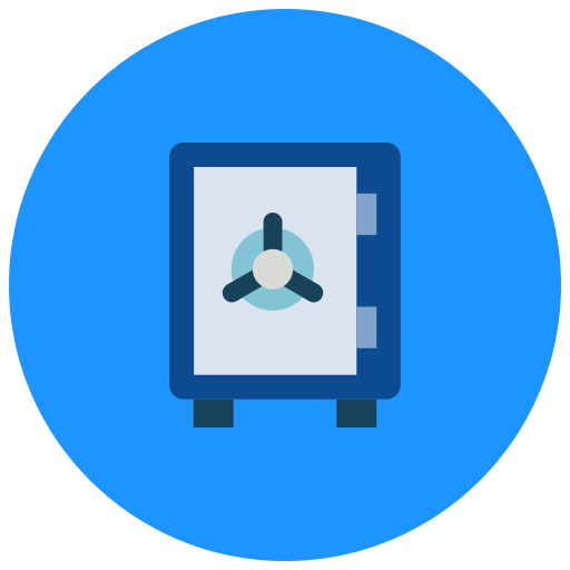 caja de seguridad icono gratis