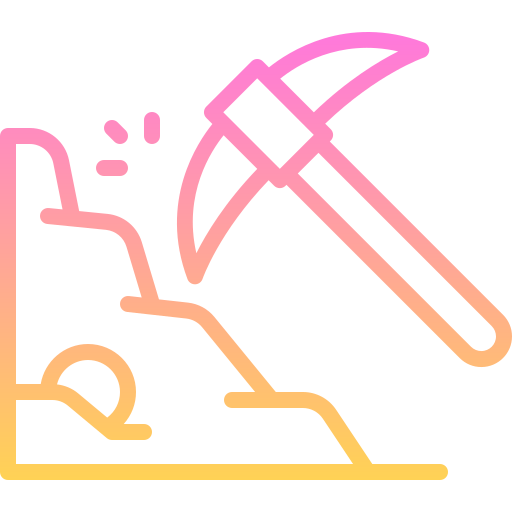 Mining free icon