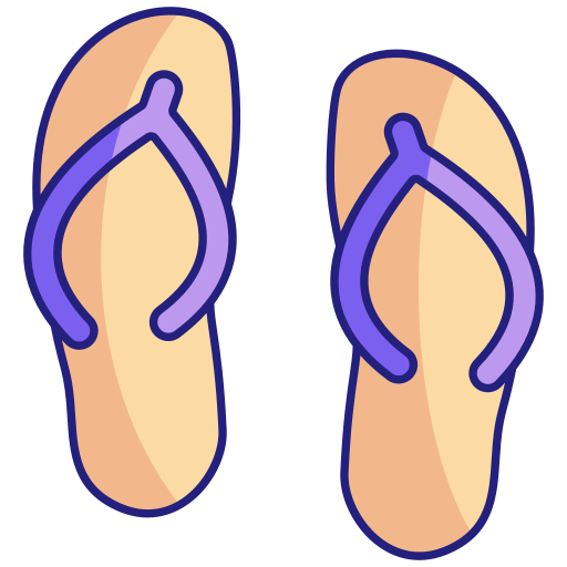 chanclas icono gratis