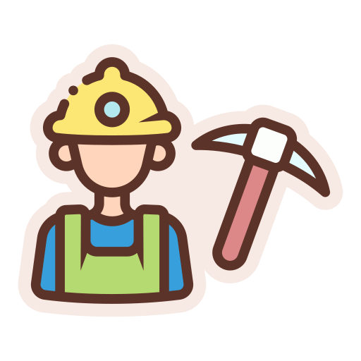 minero icono gratis