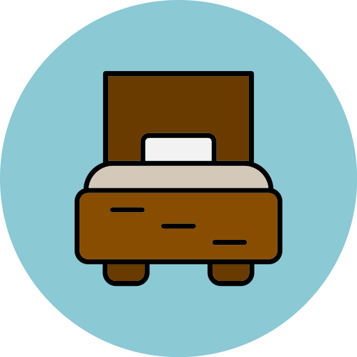 Single bed free icon