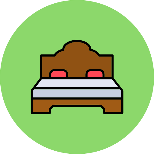 Double bed free icon