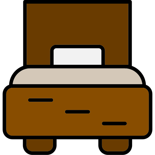 Single bed free icon