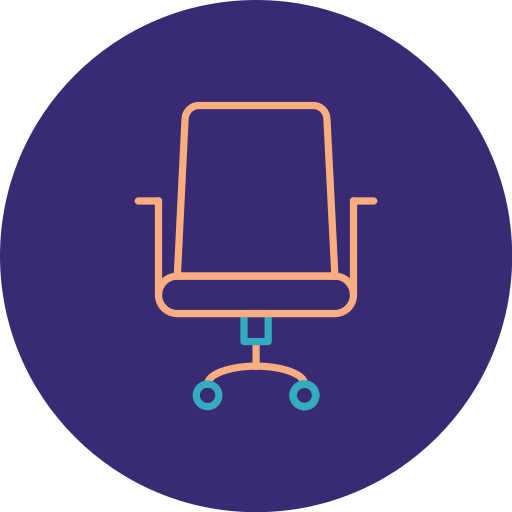 silla de oficina icono gratis