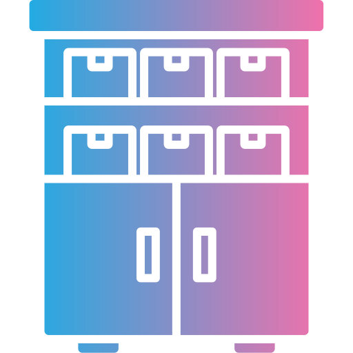 estantes icono gratis