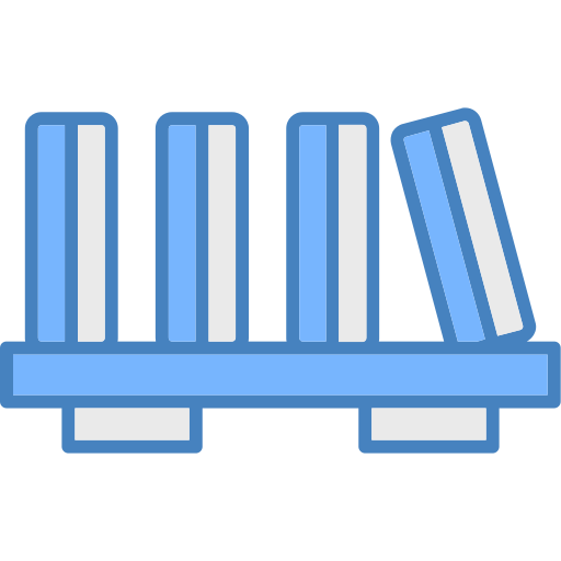 estantería de libros icono gratis