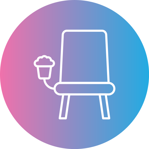 asiento de cine icono gratis