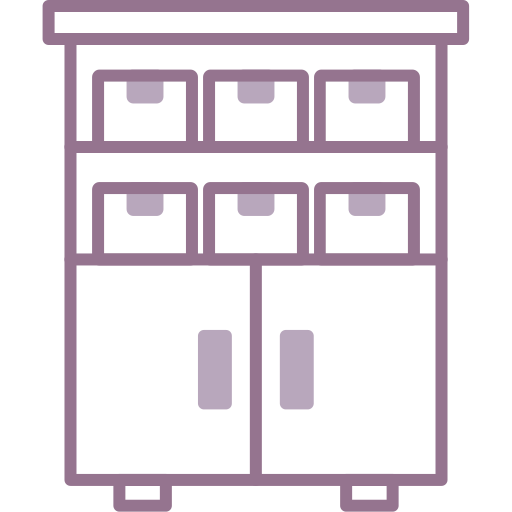 estantes icono gratis