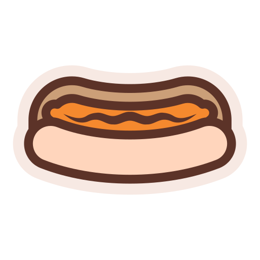 핫도그 무료 아이콘