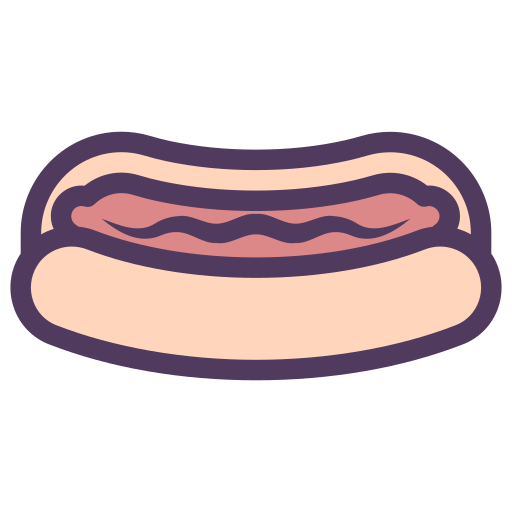 hot dog icono gratis