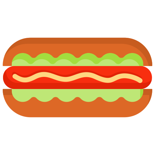 hot dog icono gratis