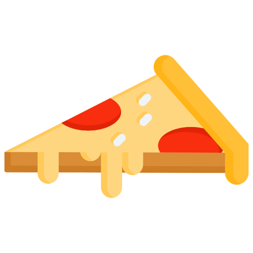 porción de pizza icono gratis