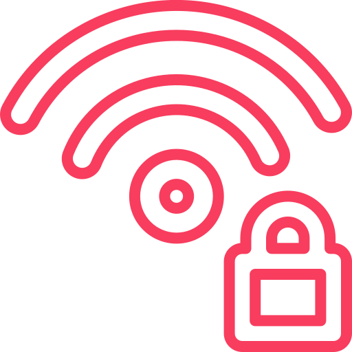 seguridad wifi icono gratis