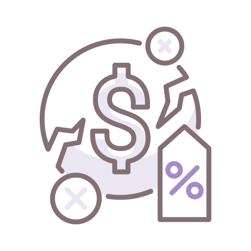 Bankruptcy free icon Bankruptcy free icon