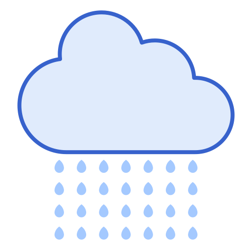 pluie Icône gratuit