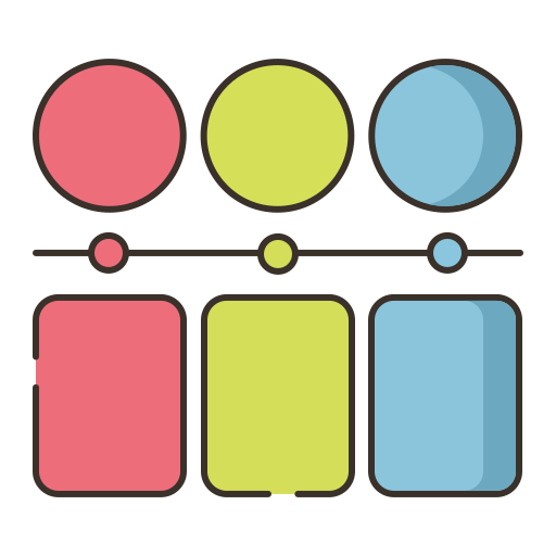 Círculos icono gratis