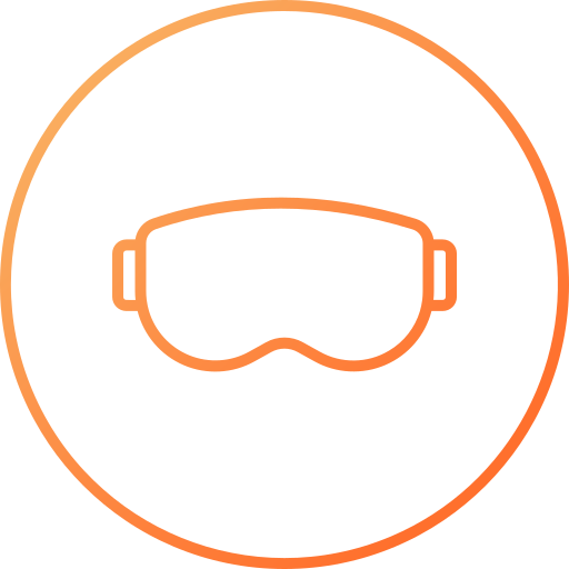 gafas de realidad virtual icono gratis