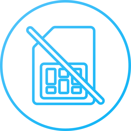 Sim card free icon