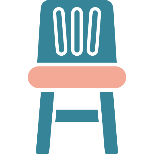 Высокий стульчик бесплатно иконка