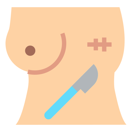 mastectomía icono gratis