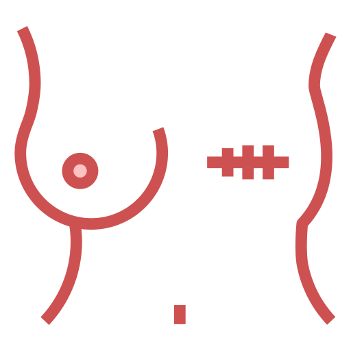 mastectomía icono gratis