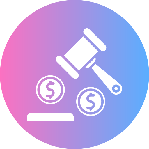 enchères Icône gratuit