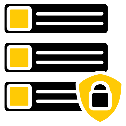 seguridad del servidor icono gratis